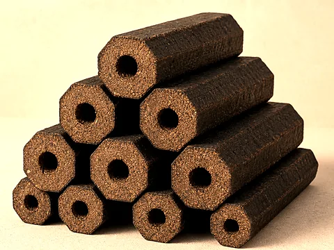 Древесные пеллеты 6 мм — общий вид партии